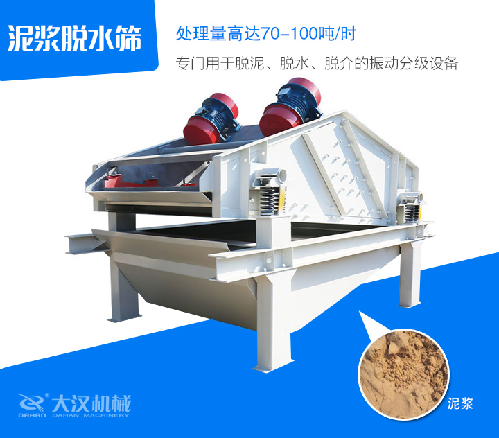 專門用于脫泥、脫水、脫介的振動分級設備